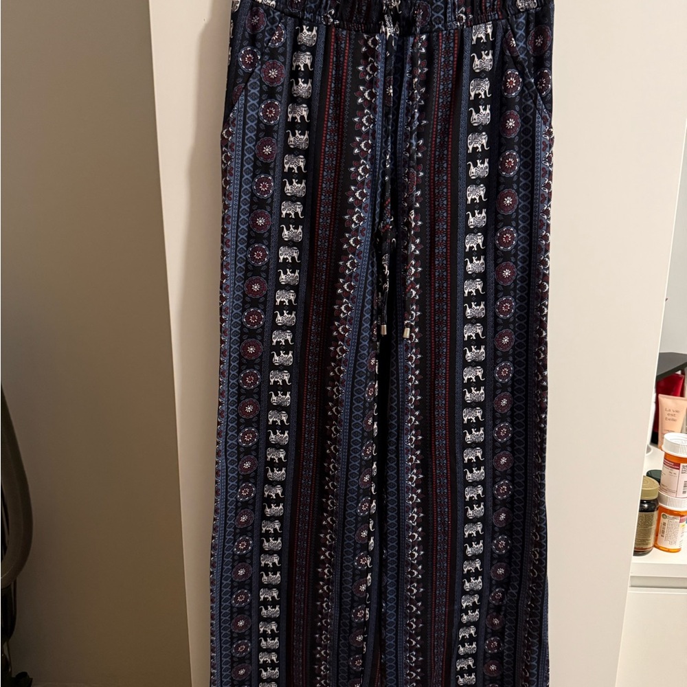 Bohemian Style Patterned Pants XS